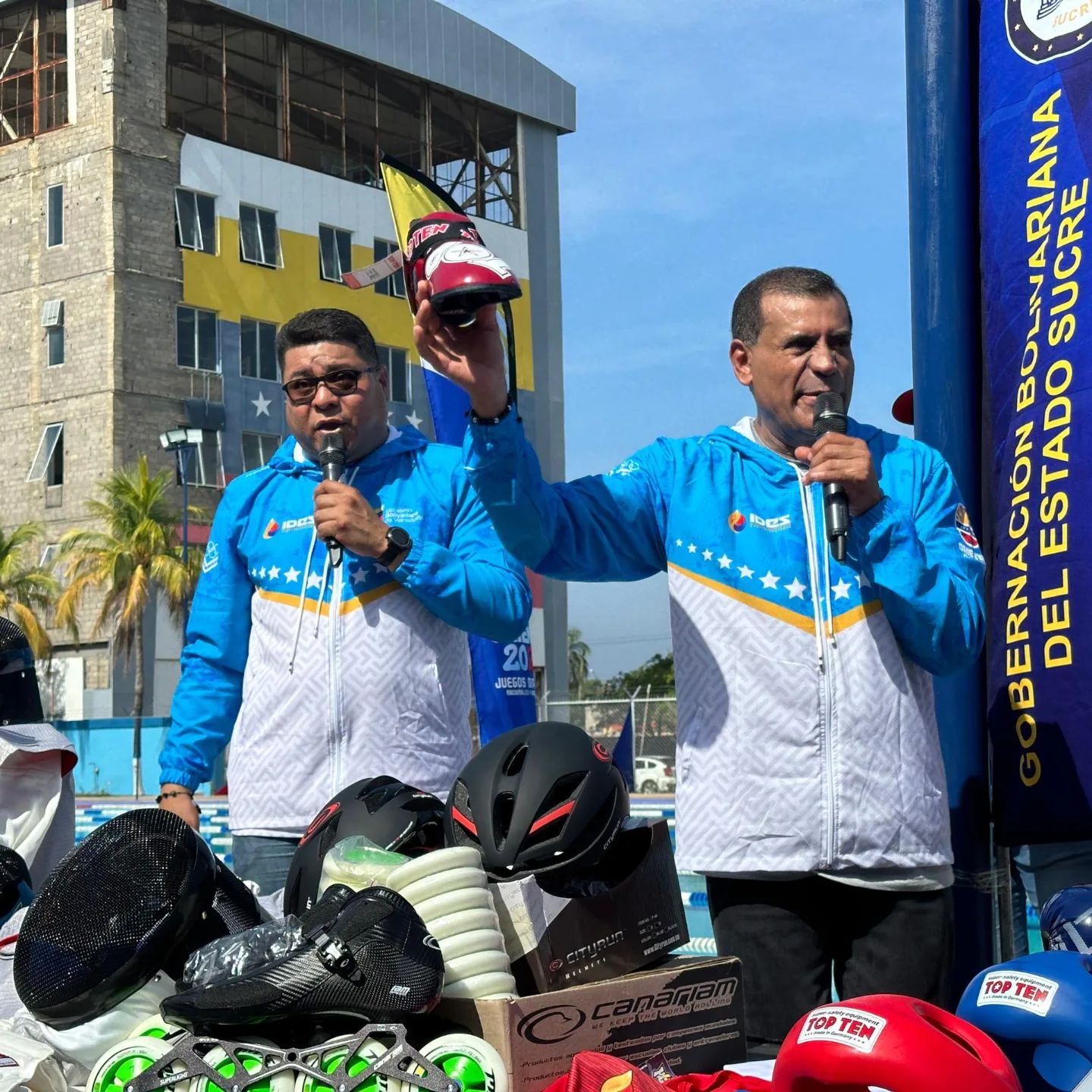 Gobierno Venezolano entregó implementos deportivos a atletas sucrenses