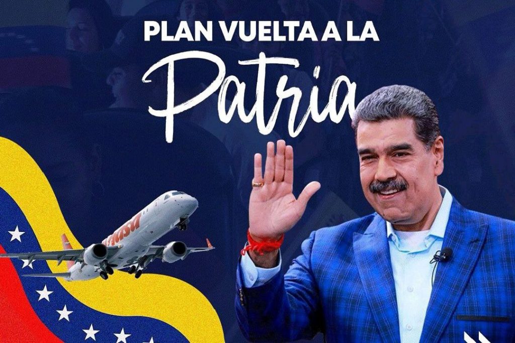 Sistema patria activa formulario para asistencia y retorno digno de Venezolanos en el exterior